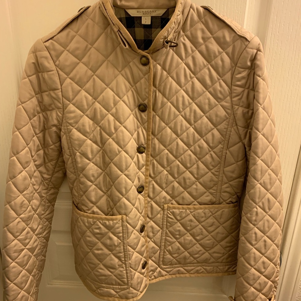 BURBERRY BRIT QUILTED JACKET WOMENS S